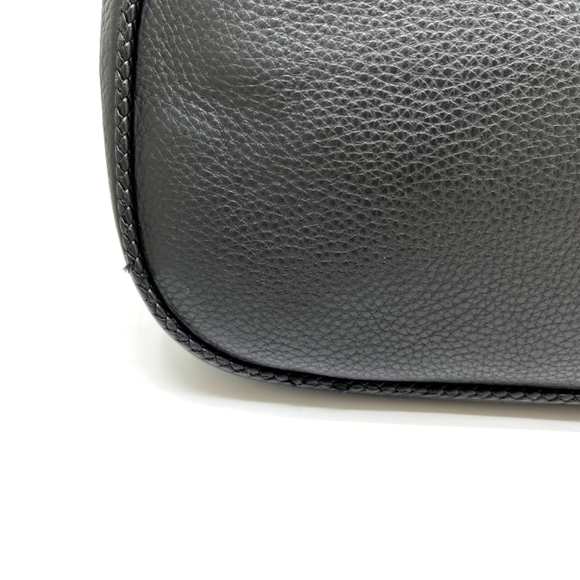 Christian Dior Gaucho Saddle Bag Leather Black - Picture 14 of 14